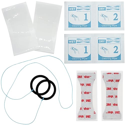 LOVEHANDLE PRO Spare Parts Kit - Replacement Adhesives, Adapter Stickers, Prep Wipes, and Removal Tool