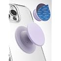 Encased Collapsible Adhesive Phone Grip (Stick-On) Comfortable Silicone Holder for iPhone (Lilac Haze)