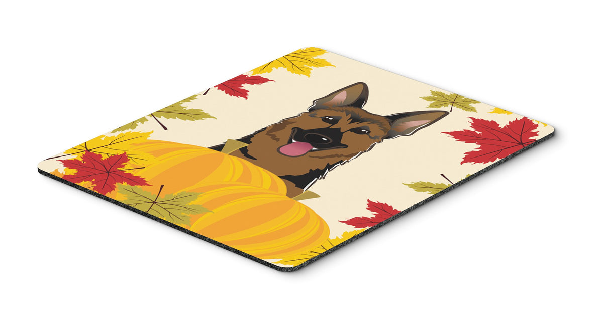 Caroline's Treasures BB2017MP German Shepherd Thanksgiving Mouse Pad, Hot Pad or Trivet for Home Office Gaming Working Computers Laptop Mouse