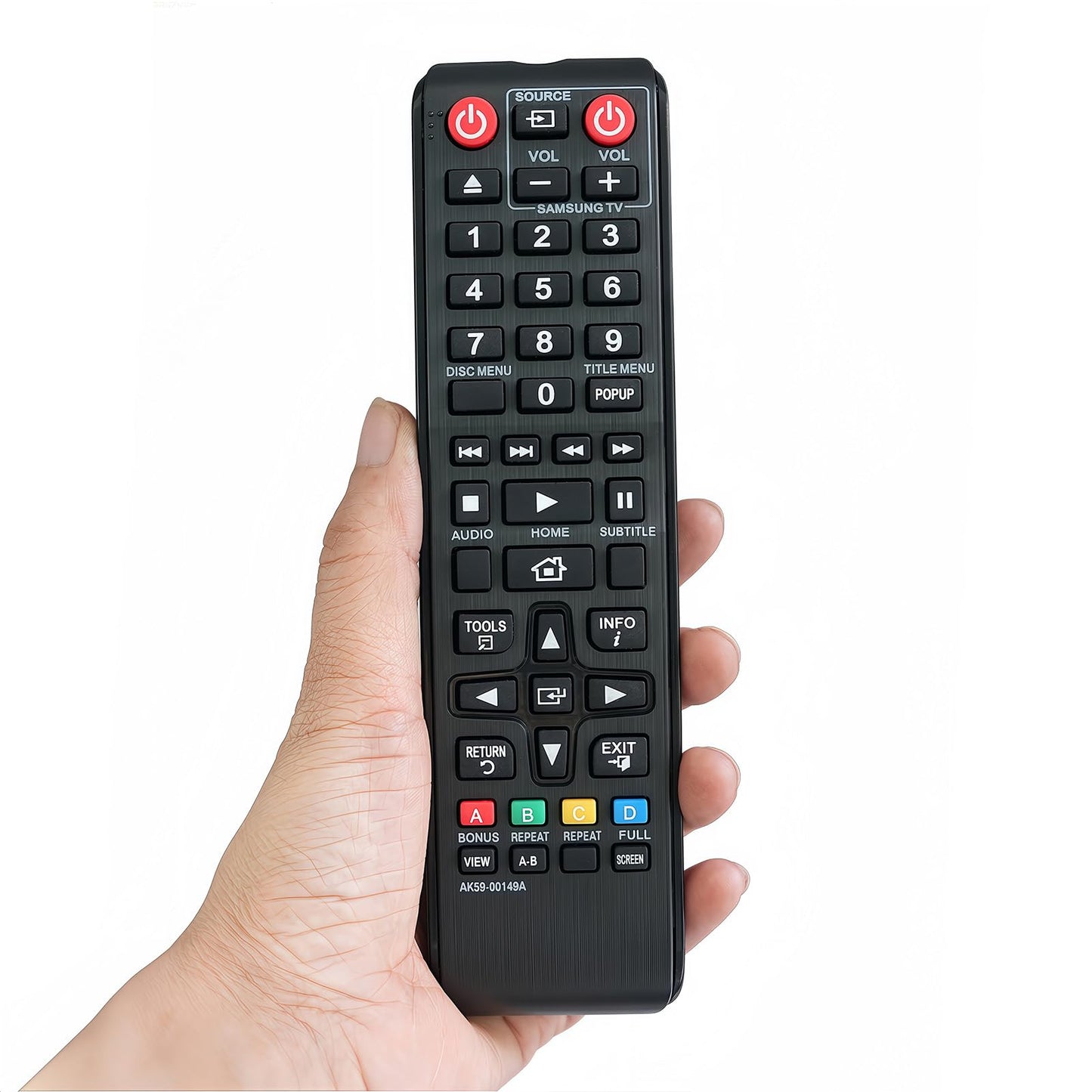 New Replaced AK59-00149A Blu-Ray Player Remote Control Fit for Samsung DVD Players BD-F5100 FM51C BD-F5700 FM57C BD-H5100 HM51 BD-H5700 HM57C BD-H5900