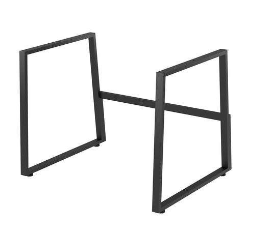 Rocelco Standing Desk Legs - Home Office Sit Stand Up Workstation Floor Stand for DADR-40 and DADR-46 (R DADRB-FS2), Black