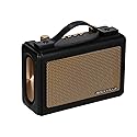 Rockville GlideTone Retro Portable Bluetooth Speaker, 25W Stereo Power, TWS, 2.5" Full-Range Drivers, Up to 18 Hours Battery Life, USB/MicroSD/AUX