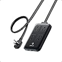 Anker Charging Station, 20W Max 8-in-1 USB-C Power Strip for iPhone 15/14 and MacBook Air/Pro, 5 ft Thin Cord with 4 AC, 2 USB-A, and 2 USB-C Ports