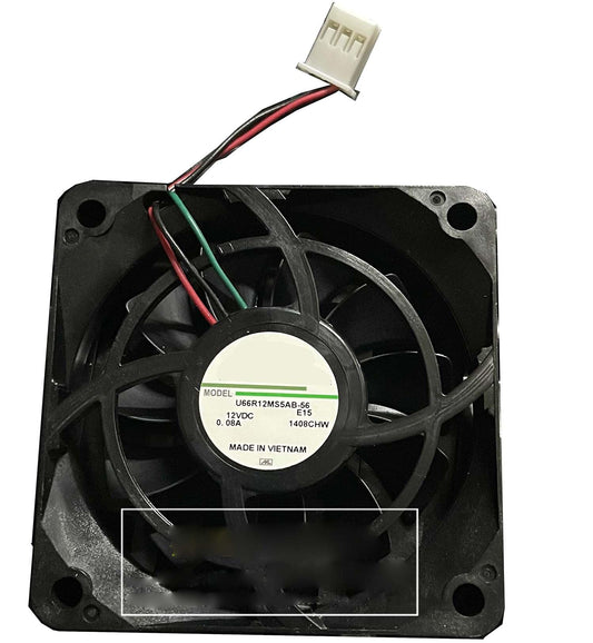 Zyvpee® 6cm U66R12MS5AB-56 E15 12V 60mm 0.08A 3Wire Projector Fan 60x60x15mm U66R12MS5AB-56E15