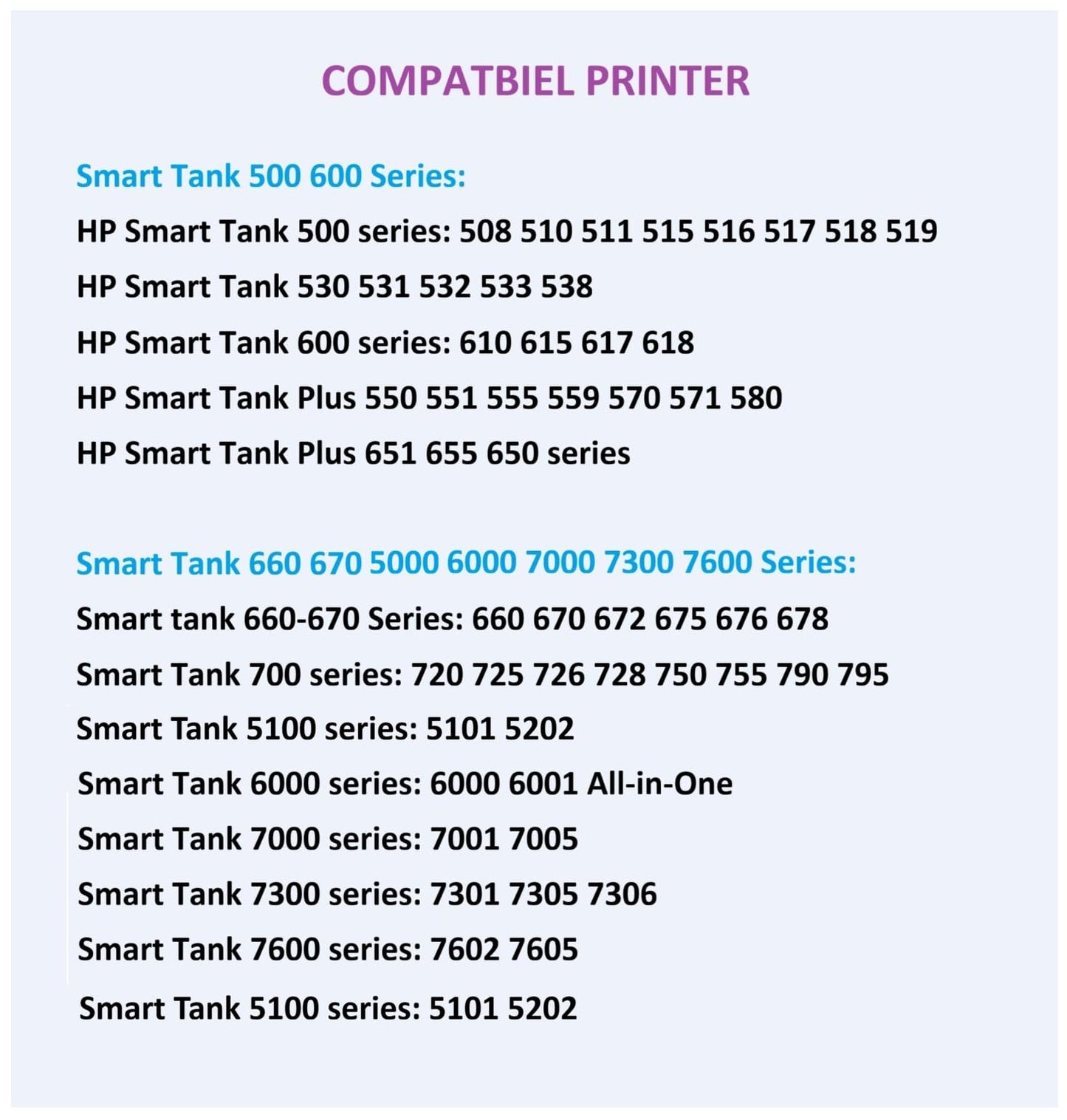 X4E75A Printhead Use for HP 7600 7300 7000 6000 5100 5000 660 600 530 500 Series Smart Tank Plus 651 550 570 580 650 Series (1 Pack X4E75A Black Print
