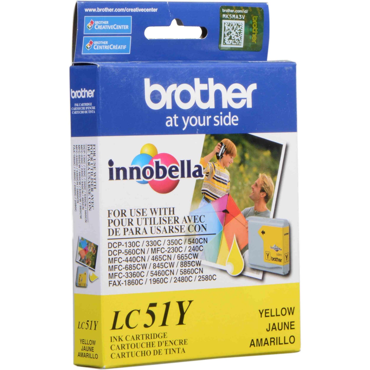 BROTHER LC51Y / Yellow Ink MFC240c440cn665c