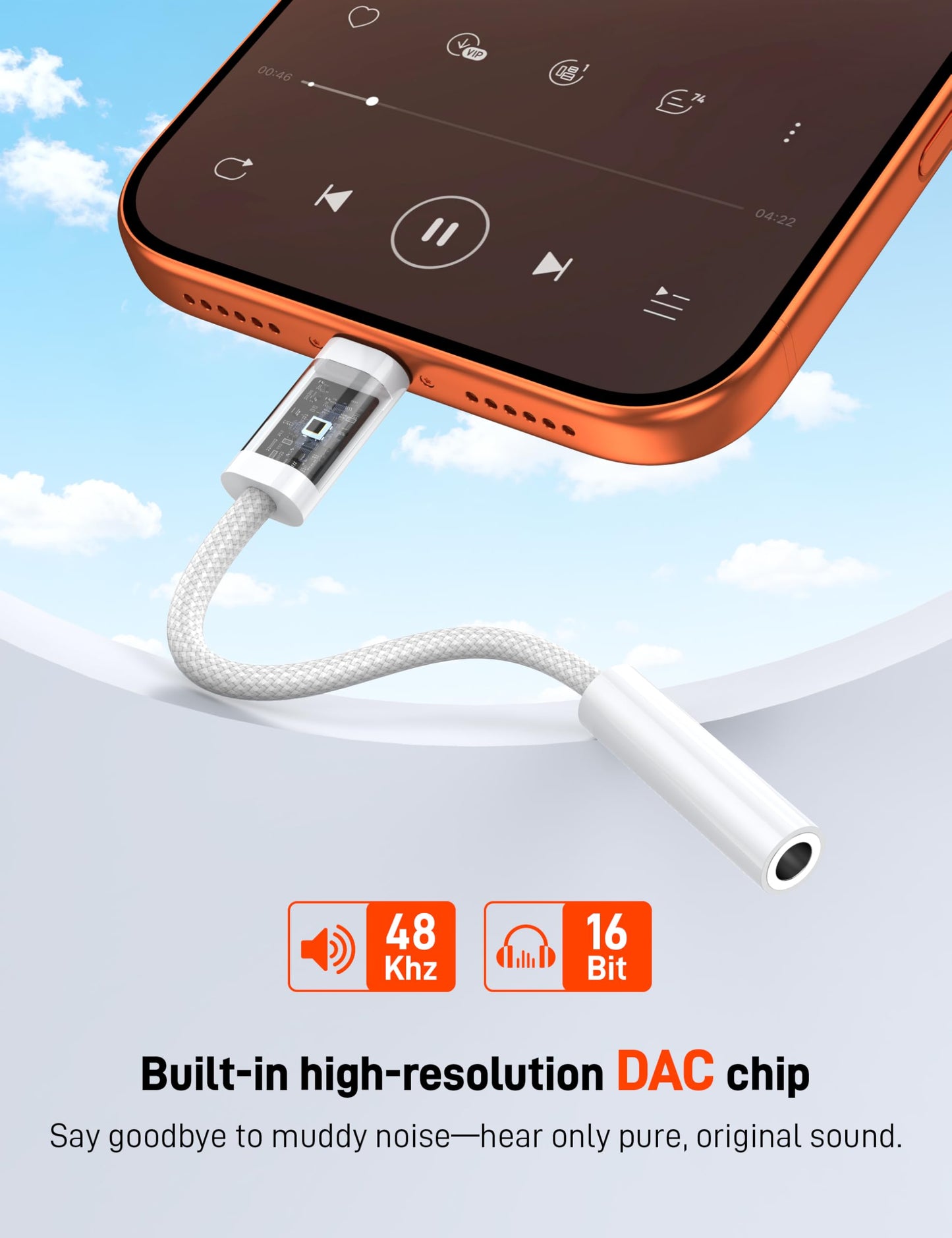 KAYQINHO 2 Pack USB C to 3.5 mm Jack Adapter, 3.5mm 1/8 Inch Aux to USB C Audio Headphone Jack Adapter Compatible with iPhone 17/16/15, iPad Pro