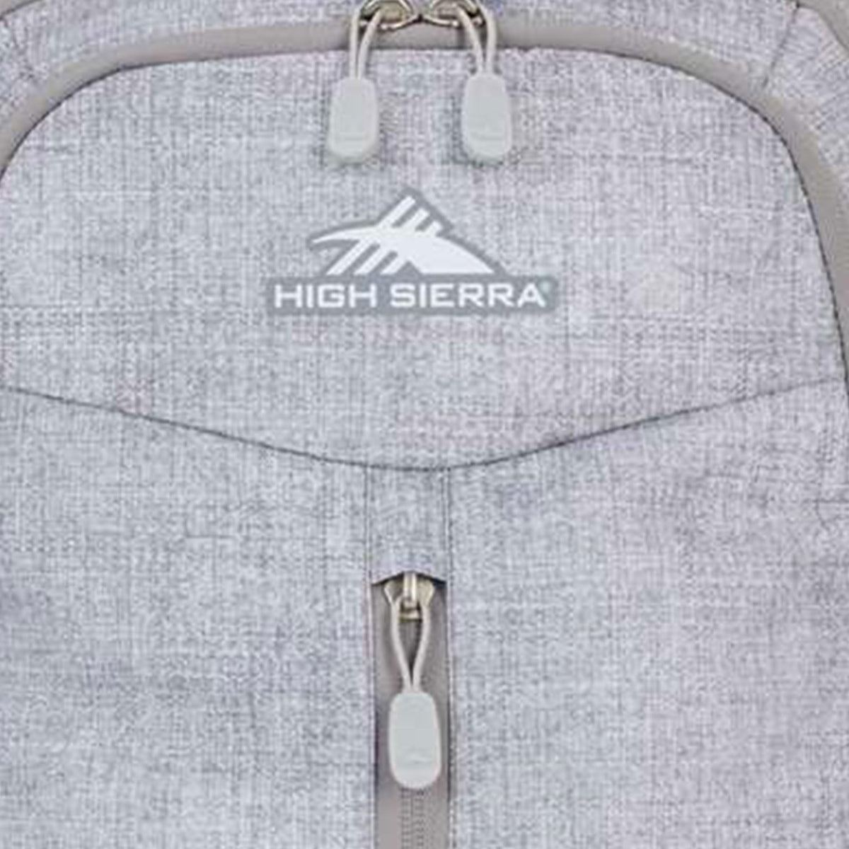 High Sierra Swerve Pro Adjustable Travel or Work Laptop Bookbag Backpack with Laptop Hammock and Water Bottle Compartments, Silver Heather