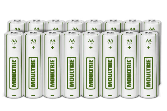Moultrie AA Batteries, White (MCA-13295) 16 Count (Pack of 1)