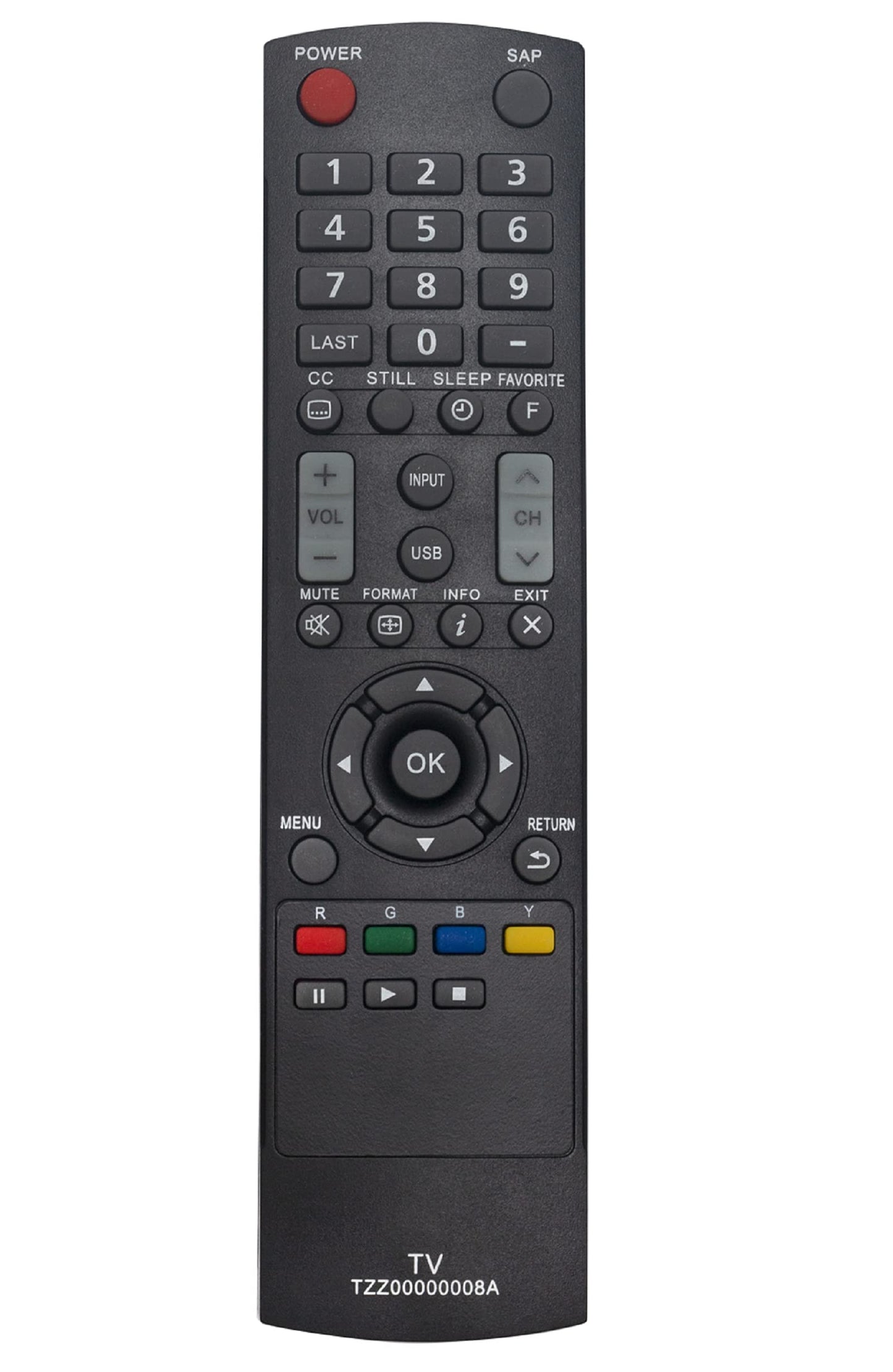 TZZ00000008A Replace Remote Control fit for Panasonic LCD TV TC-L42U5 TC-L32C5 TC-32LC54 TC-L3252C TC-L32C5X TC-L422U5X
