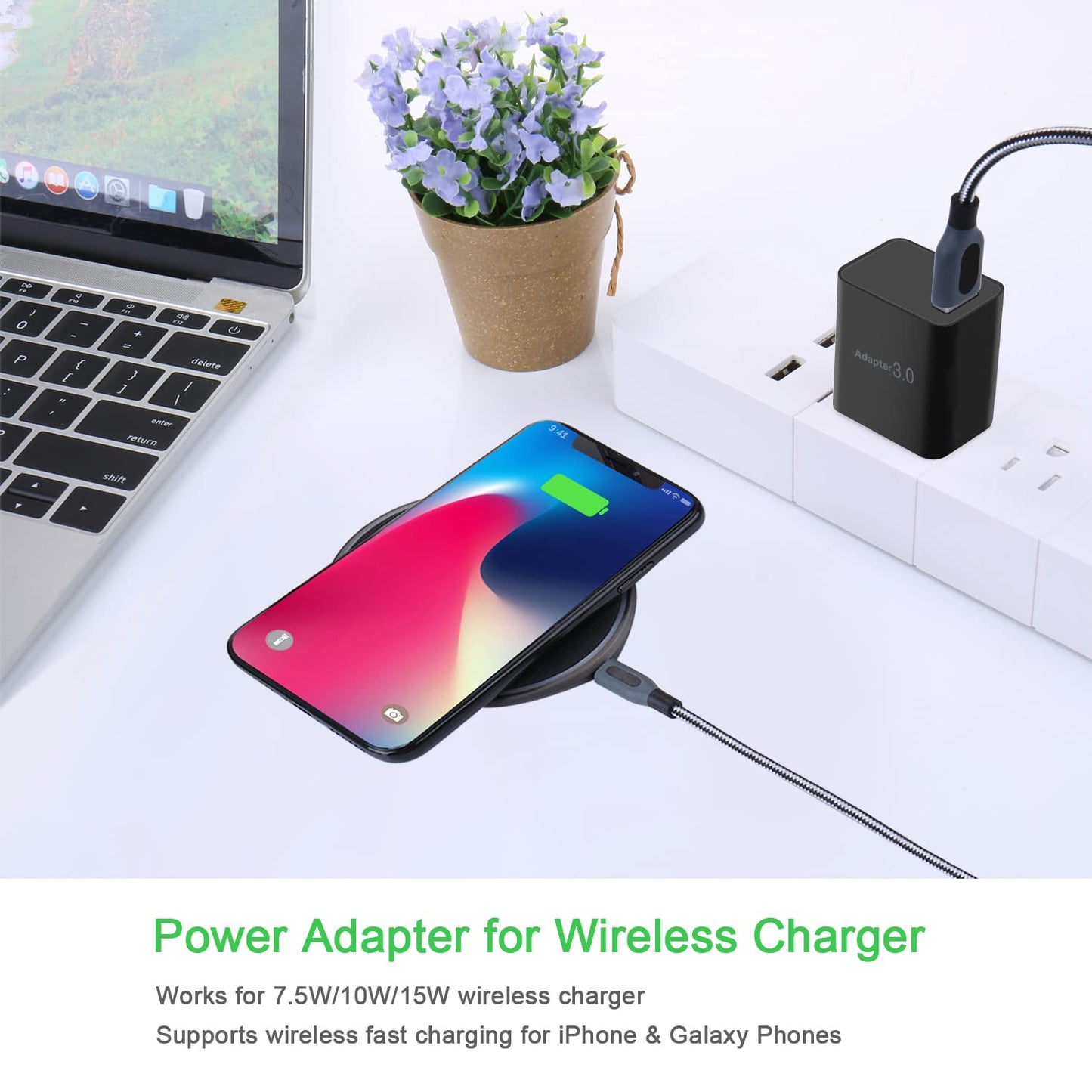 Besgoods 5V 3A USB Wall Charger Fast Charging Block Phone Charger USB Plug Compatible with iPhone 16 15 14 Pro Max Galaxy S24 S23 Ultra 22 21 20 A03s
