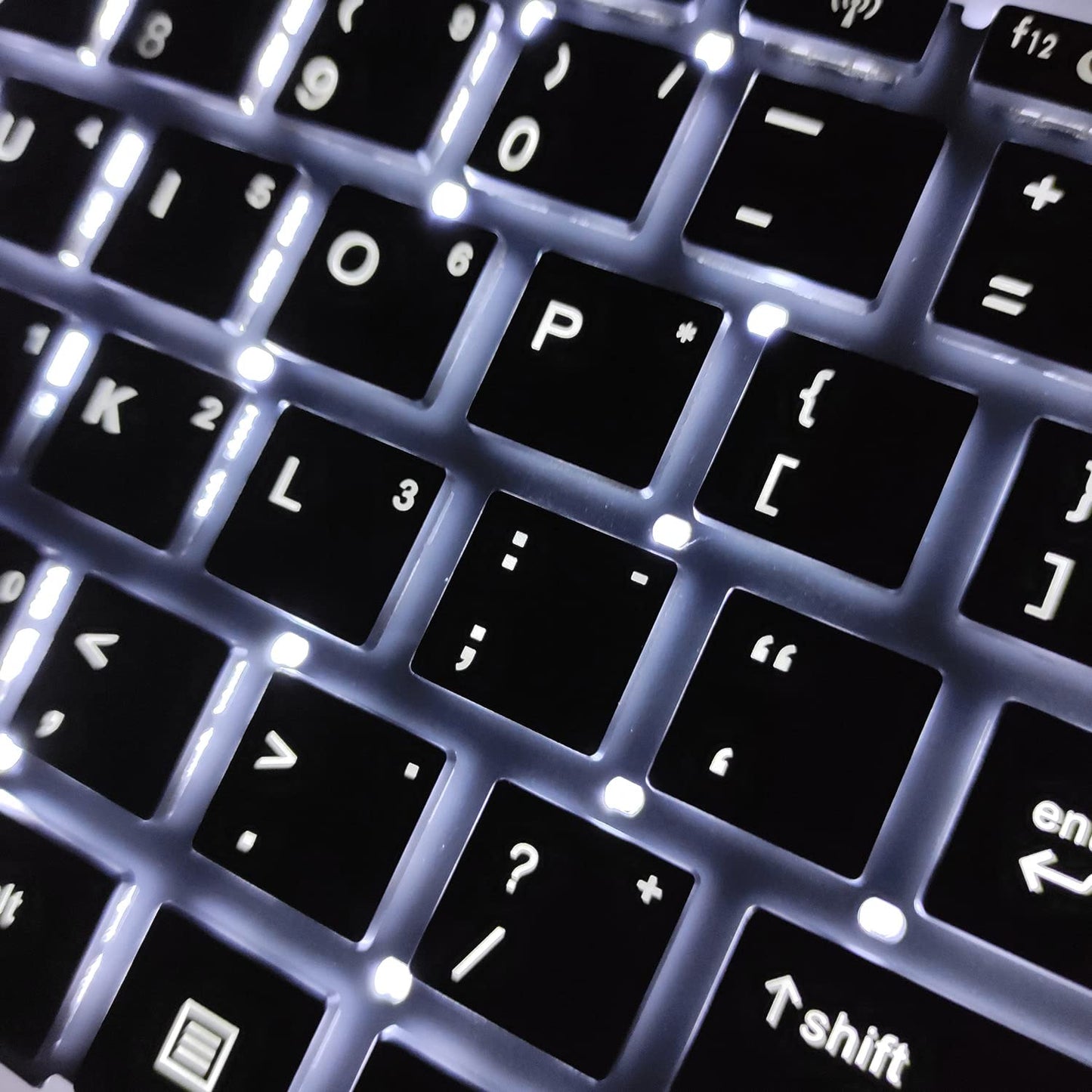 PAEBAI+ Replacement Laptop Keyboard Backlight for HP ProBook 440 G6 445 G6 440 G7 445 G7 US Layout