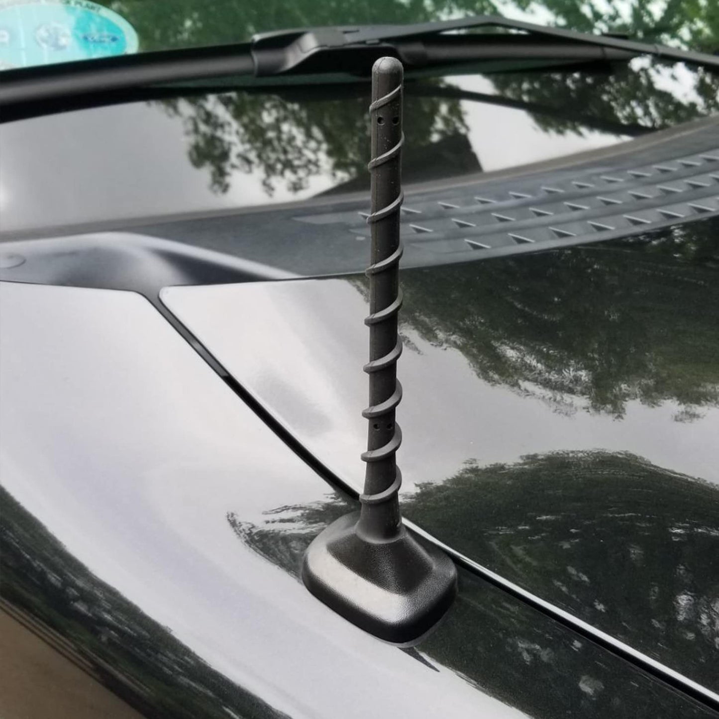 Truck Antenna for Dodge Ram 1500 Accessories 2009-2025 2026, Short Dodge Ram 1500 2500 3500 Antenna Replacement, 7 Inch Spiral Car Radio Ram 1500