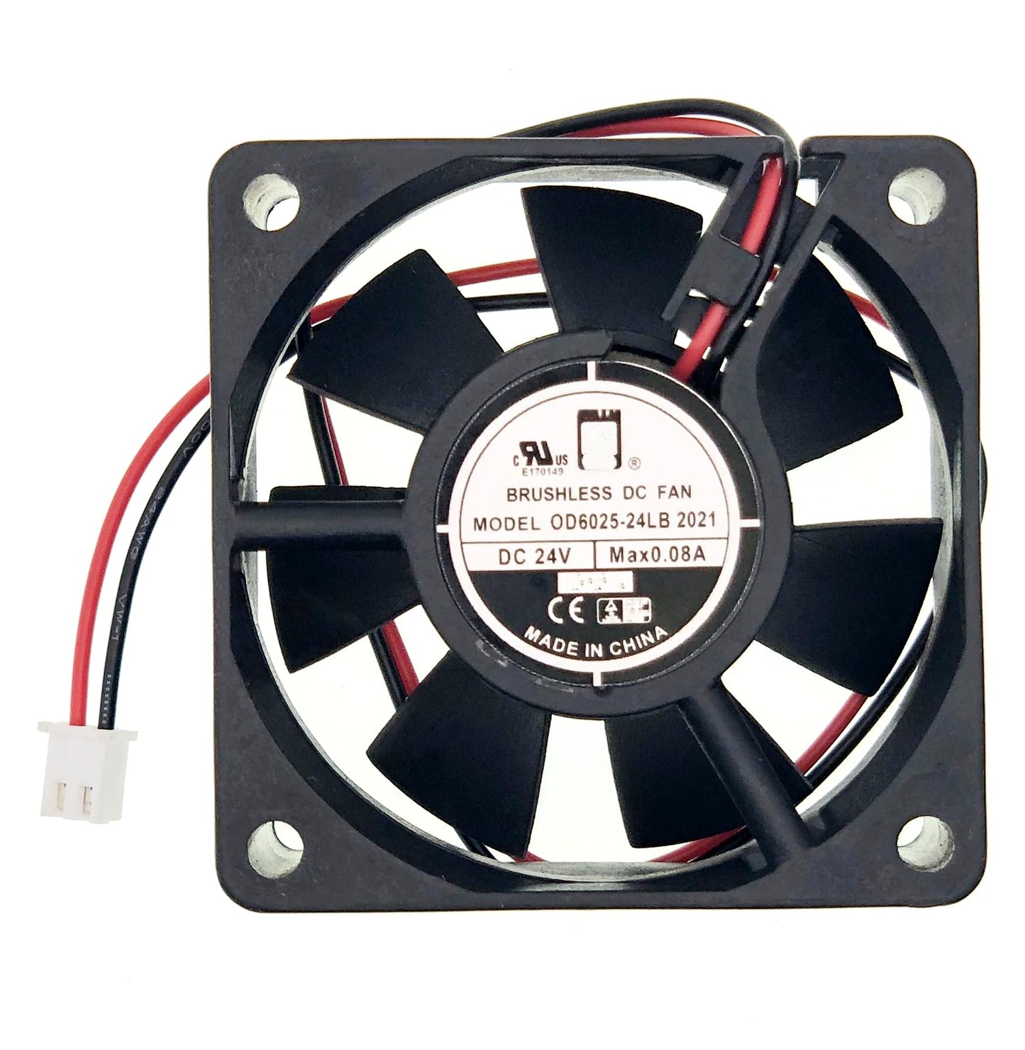 LEYEYDOJX Cooling Fan OD6025-24LB, 2.36" x 2.36" x 0.98", Server Cooling Fan, Compatible with Viking 004551-000, 000730-000, 12075003, PE050226