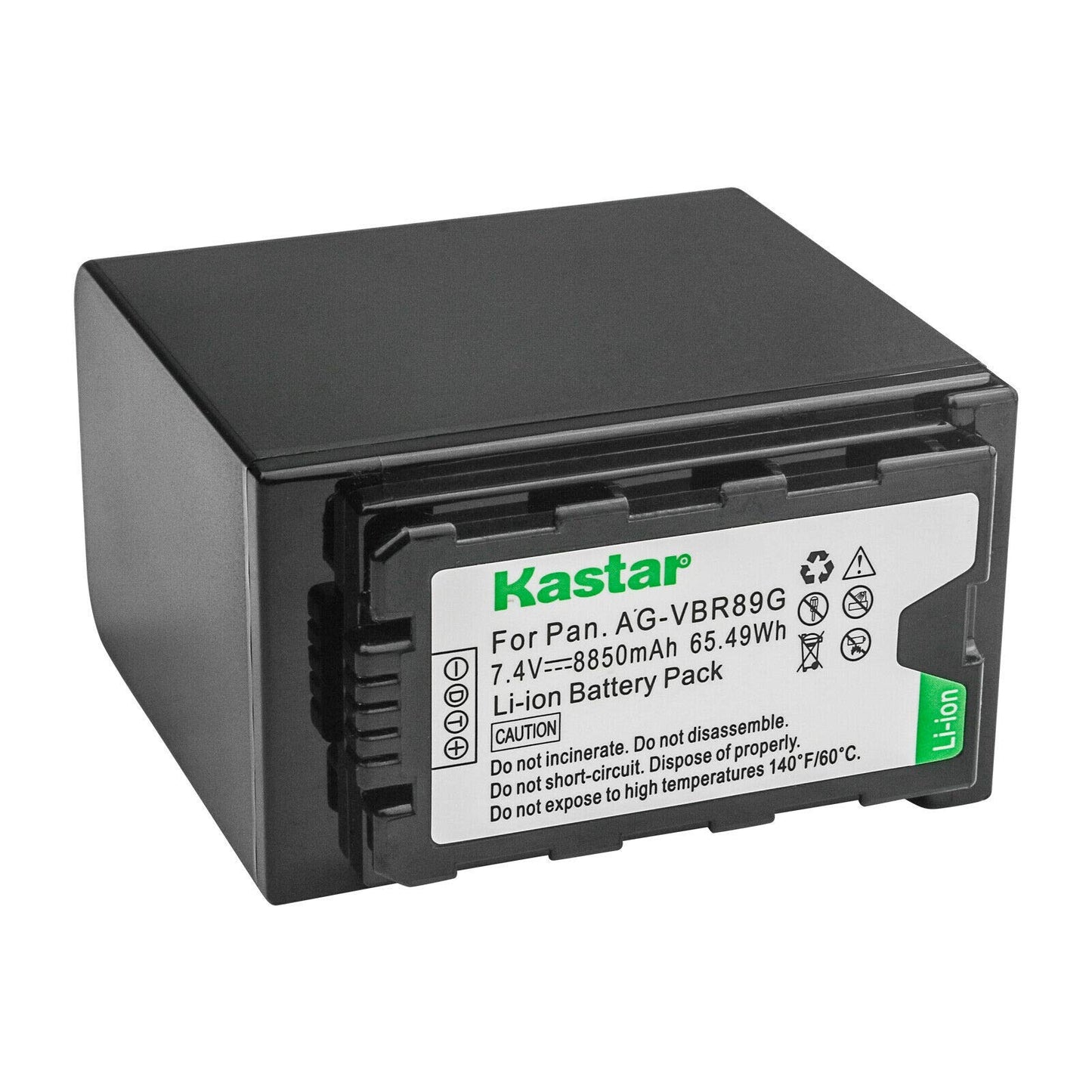 Kastar 3-Pack AG-VBR89G Battery and LTD2 USB Charger Compatible with Panasonic HC-X2 4K Camcorder, Panasonic HC-X20 4K Mobile Camcorder