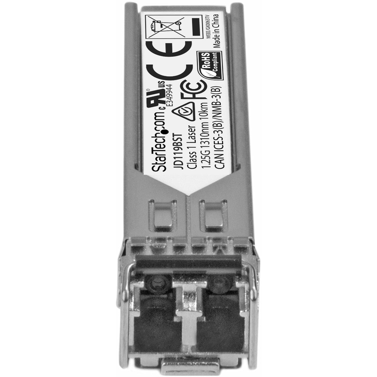 StarTech.com HPE JD119B Compatible SFP Module - 1000BASE-LX - 1GbE Single Mode (SMF) Fiber Optic Transceiver - 1GE Gigabit Ethernet SFP - LC 10km
