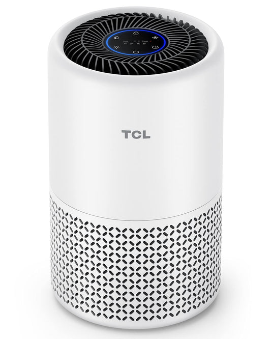 TCL Breeva A1C Air Purifier for Home, Bedroom, Up to 438 ft², Auto Mode, 3-Stage filtration, H13 True HEPA Filter, Smoke & Odor Blocker, Pre-Filter