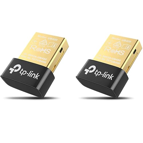 TP-Link USB Bluetooth Adapter for PC (UB400), Bluetooth Dongle Supports Windows PC for Desktop, Laptop, Mouse, Keyboard, Printers, Headsets, Speakers