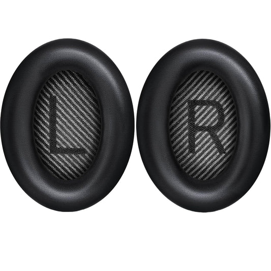 BINGLE Replacement Ear Pads for Bose Headphones QuietComfort 35 (QC35) & Quiet Comfort 35 II (QC35ii) Protein Leather Ear Cushions- Memory Foam- Added