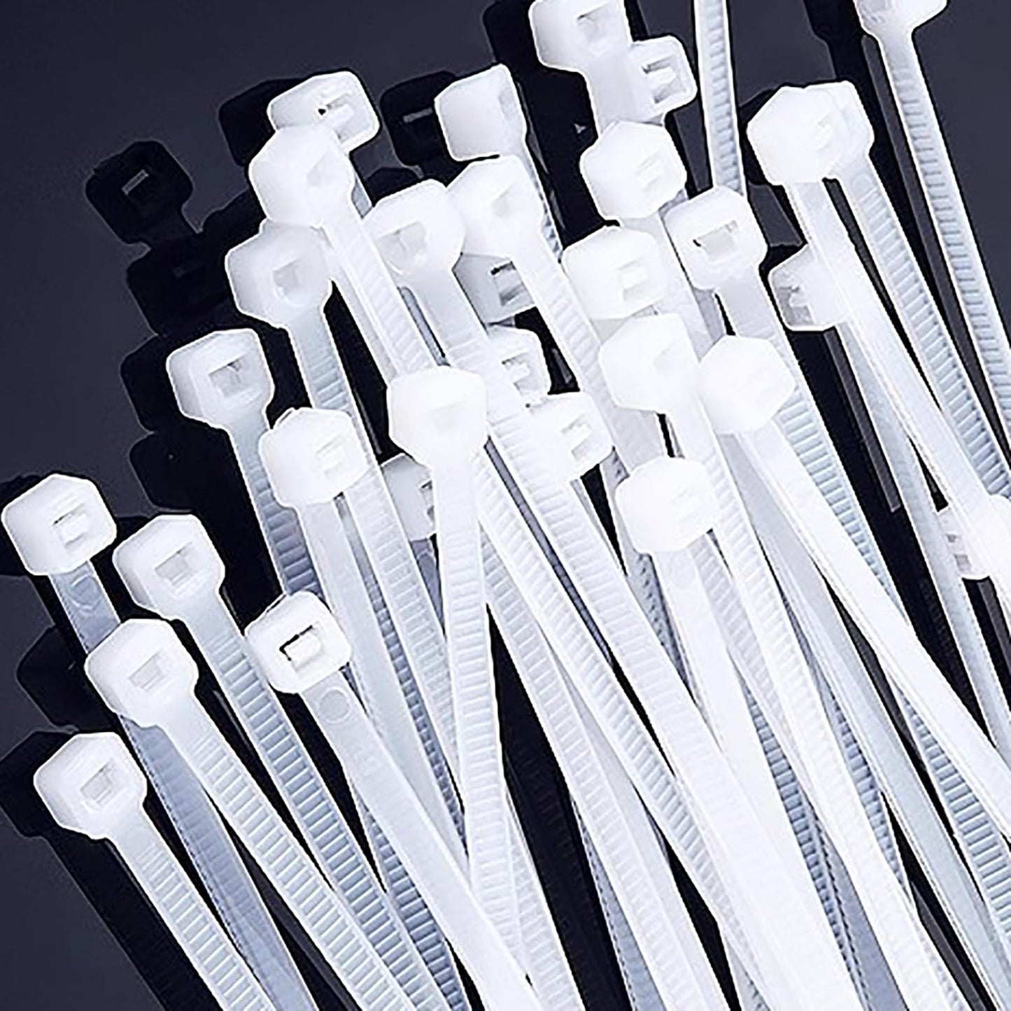 30Pcs Cable Zip Ties 350 x 4.8mm / 14 x 0.19 Inch Self-Locking Nylon Tie,50LBS Tensile Strength,Wraps Cord Management,Plastic Heavy Big Wire Toes