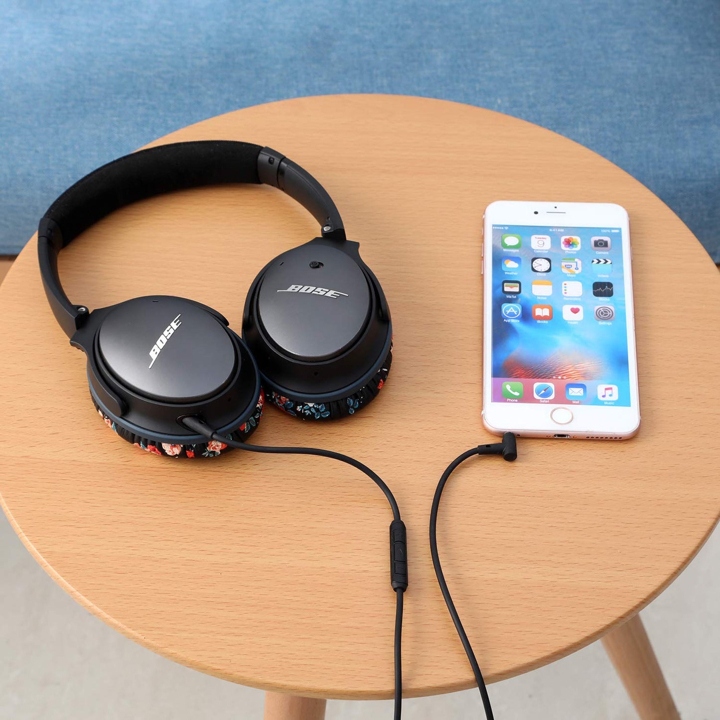 Cypher.V Replacement Aux Extension Cable Cord Wire,for Bose QuietComfort QC25 QC35 Sound Link SoundTrue On Ear Headphones with in Line Mic Volume…