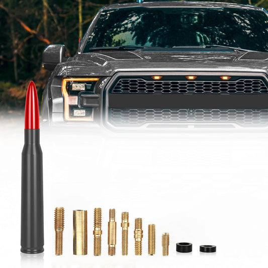 Medduw Car Bullet Antenna - Durable Vehicle Antenna Replacement for Chevrolet, Ford F150 F250 F350 RAM 1500 2500 Raptor Truck Antenna AccessoriesFord