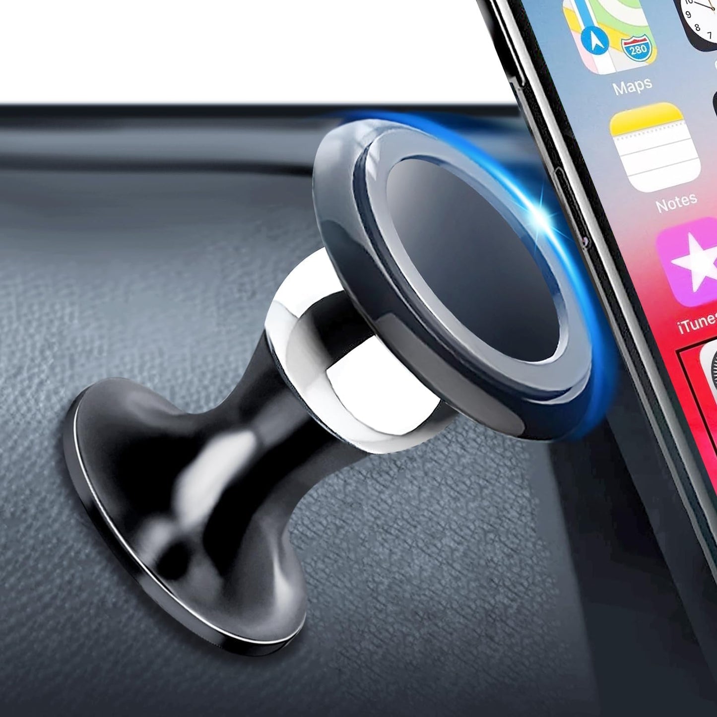 New True Path Magnetic Car Phone Holder?[Strong Magnet] Phone Magnet for Car? Accessory Holder [360°] Female-Male - Smartphone and Navigation -Metal