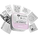 iDPRT Sticker Maker, Portable Thermal Printer with 1 Roll Sticker Paper, Bluetooth Inkless Printer Mini Label Maker for Study, DIY, Notes, Mini Label