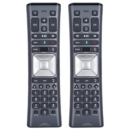 2 Pack XR11 Xfinity Remote Control Replacement - Universal IR/RF Remote for Cox & Comcast, Easy Pairing, Voice Search, Backlit Keys, Compatible
