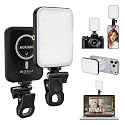 Magnetic Selfie Light for iPhone, Selfies Video Lighting, 6 Lighting Modes, 12 Brightness Levels, Clip, Magnetic or Camera Mount, Ideal for TikTok