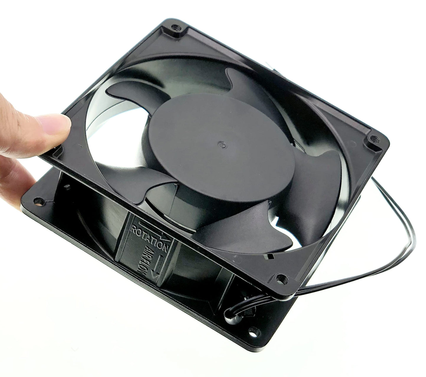 New Aluminum Frame Cooling Fan for MECHATRONICS UF12A12-BTH AC 115V 50/60Hz 120mm Fan 14/16 WATT P/N?UF12A12 Size:120x120x38mm.