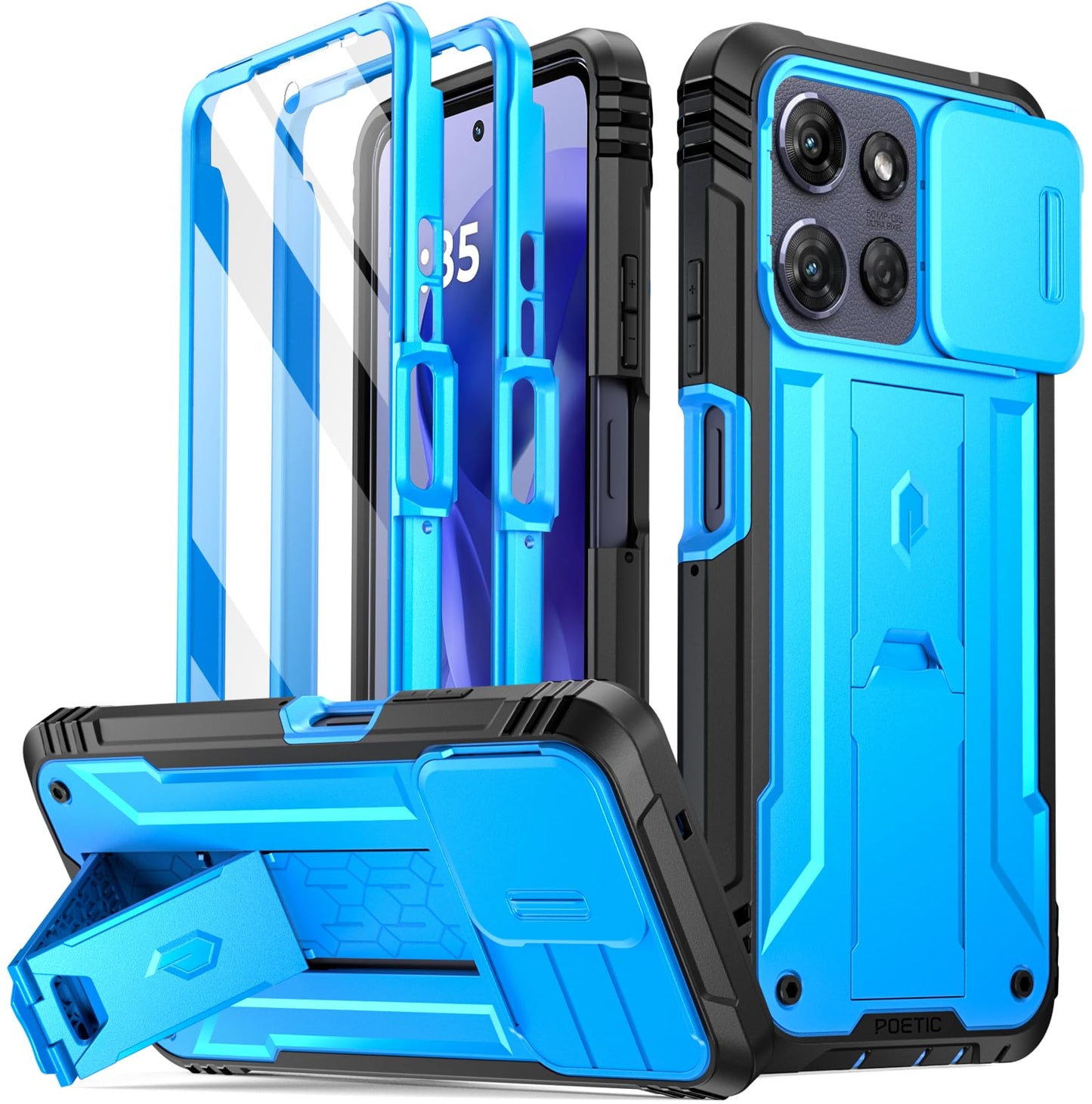 Poetic Revolution Case for Motorola Moto G Power 5G 2026 / Moto G Power 5G 2025, [Slide Camera Cover], Full-Body Military Grade Shockproof Cover
