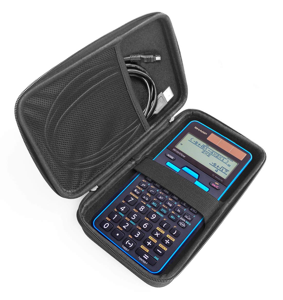 FitSand Hard Case Compatible for Sharp Calculators EL-W535TGBBL 16-Digit Scientific Calculator