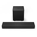 VIZIO 2.1 Home Theater Sound Bar with DTS:X, Wireless Subwoofer, Bluetooth, Voice Assistant Compatible, Includes Remote Control - SB2021n-J6 (Renewed)