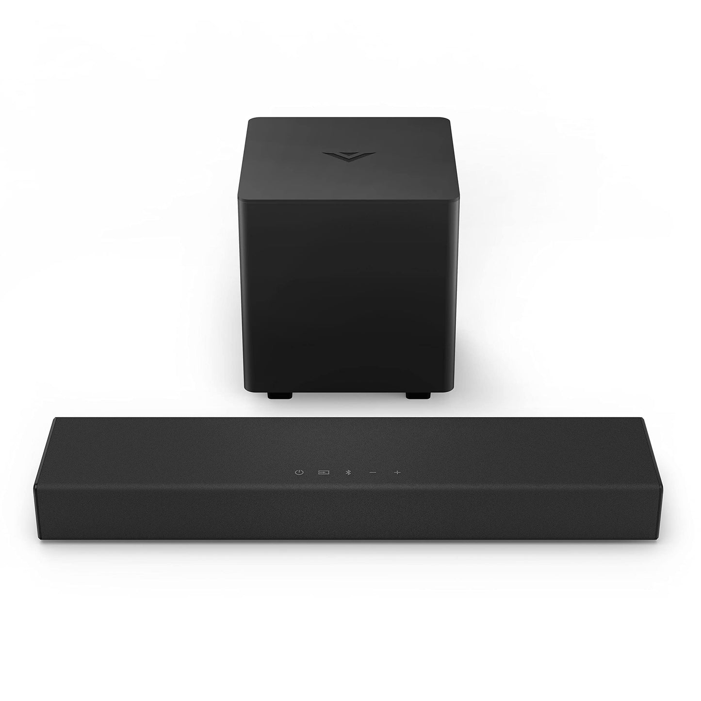 VIZIO 2.1 Home Theater Sound Bar with DTS:X, Wireless Subwoofer, Bluetooth, Voice Assistant Compatible, Includes Remote Control - SB2021n-J6 (Renewed)