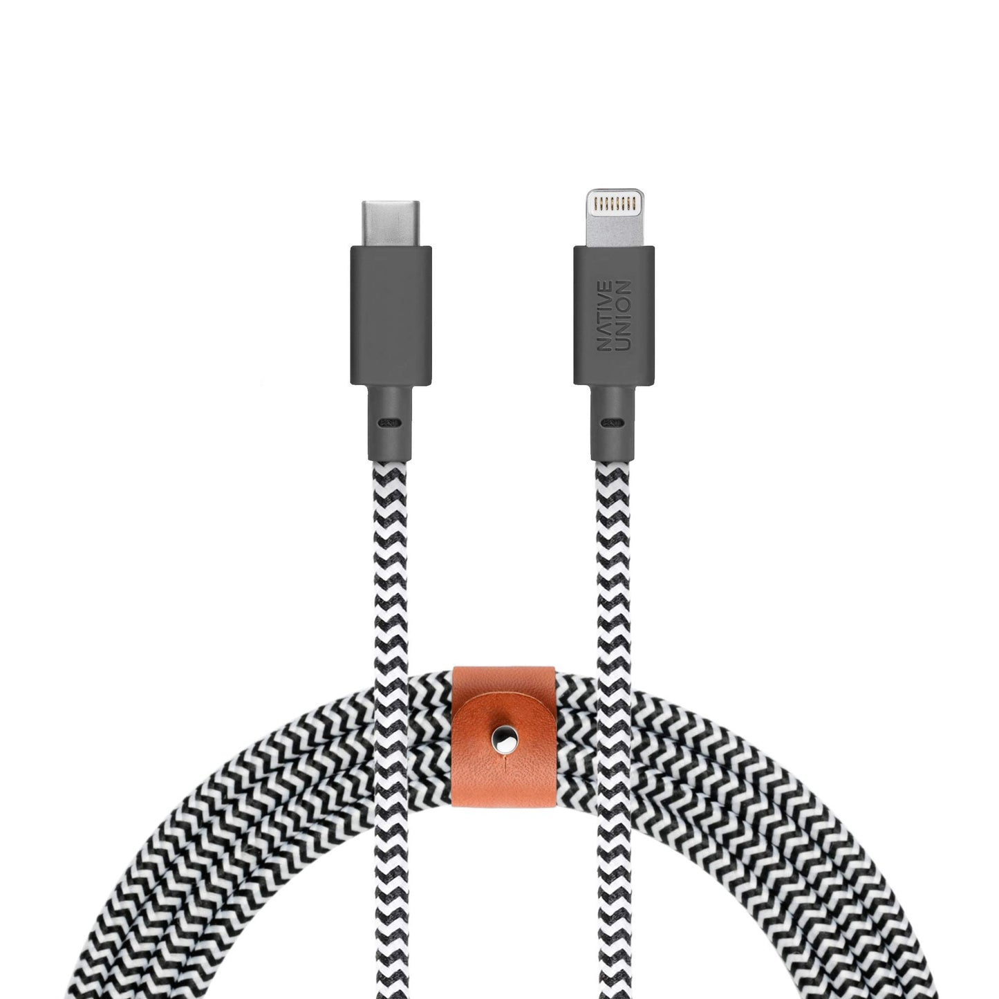 Native Union Belt Cable USB-C to Lightning - 10ft Ultra-Strong Reinforced Cable [MFi Certified] for iPhone 14, Phone 14 Plus, iPhone 14 Pro, iPhone…