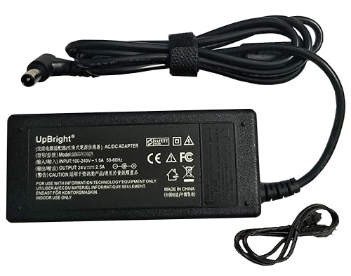UpBright 24V AC/DC Adapter for Samsung HW-HM45 HW-HM45C HW-H450 Donga HW-450 HW-M550 HW-H750 HW-K550 HW-K551 HW-J8500 HW-J7500 HW-J7501 HW-K450…