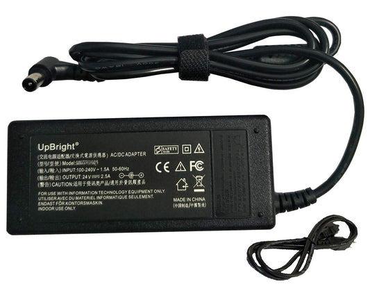 UpBright 24V AC/DC Adapter for Samsung HW-HM45 HW-HM45C HW-H450 Donga HW-450 HW-M550 HW-H750 HW-K550 HW-K551 HW-J8500 HW-J7500 HW-J7501 HW-K450…