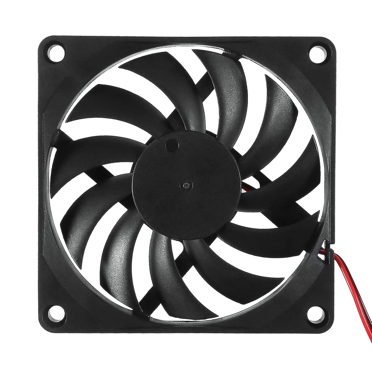 4 Pcs DC Exhaust Cooler Fan 12V 8010 Fan, MELIFE 80x80x10 Brushless Cooling Fan 80MM for Makerbot for 3D Printer PC CPU Computer