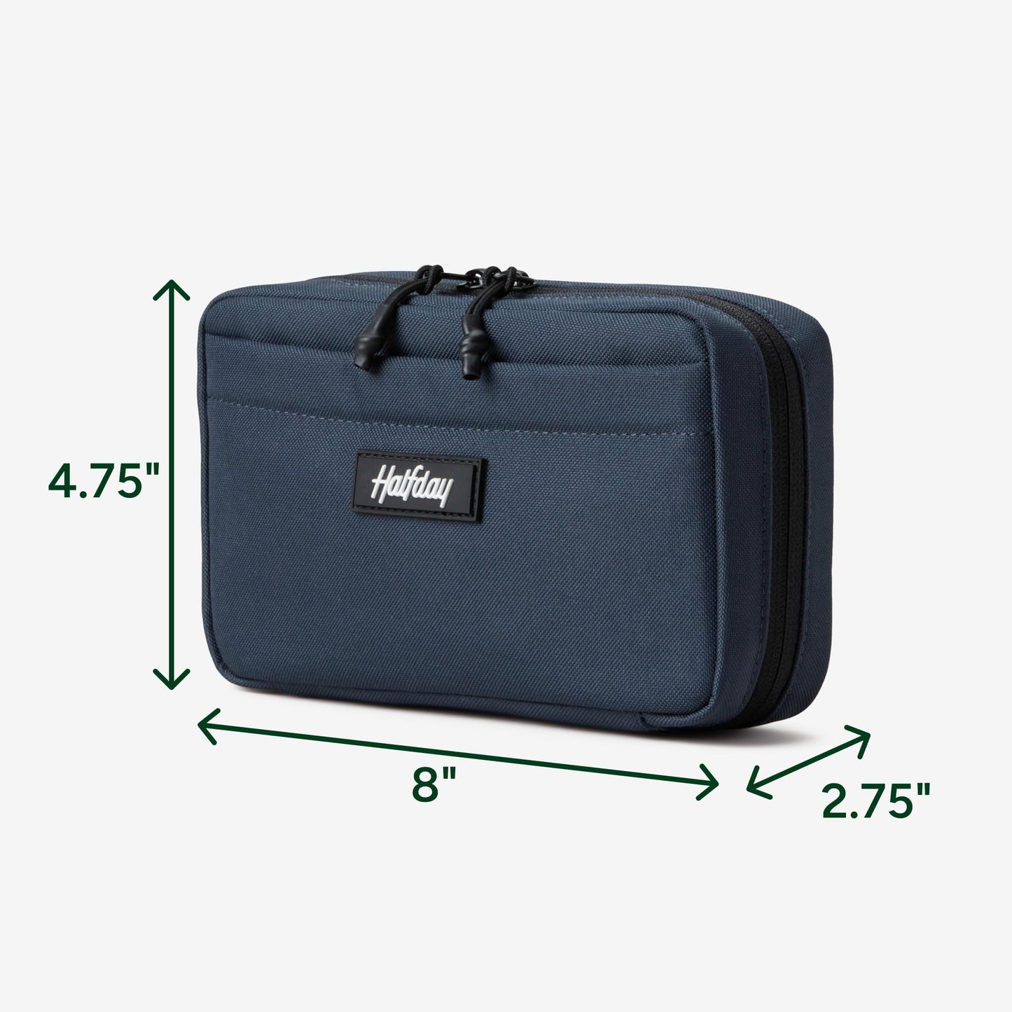 Halfday Sidekick Tech Organizer Kit | Flip-Out Kickstand for Phone/Tablet, Zip-Flat Pouch with Power Mesh & Elastic for Cable & Charger