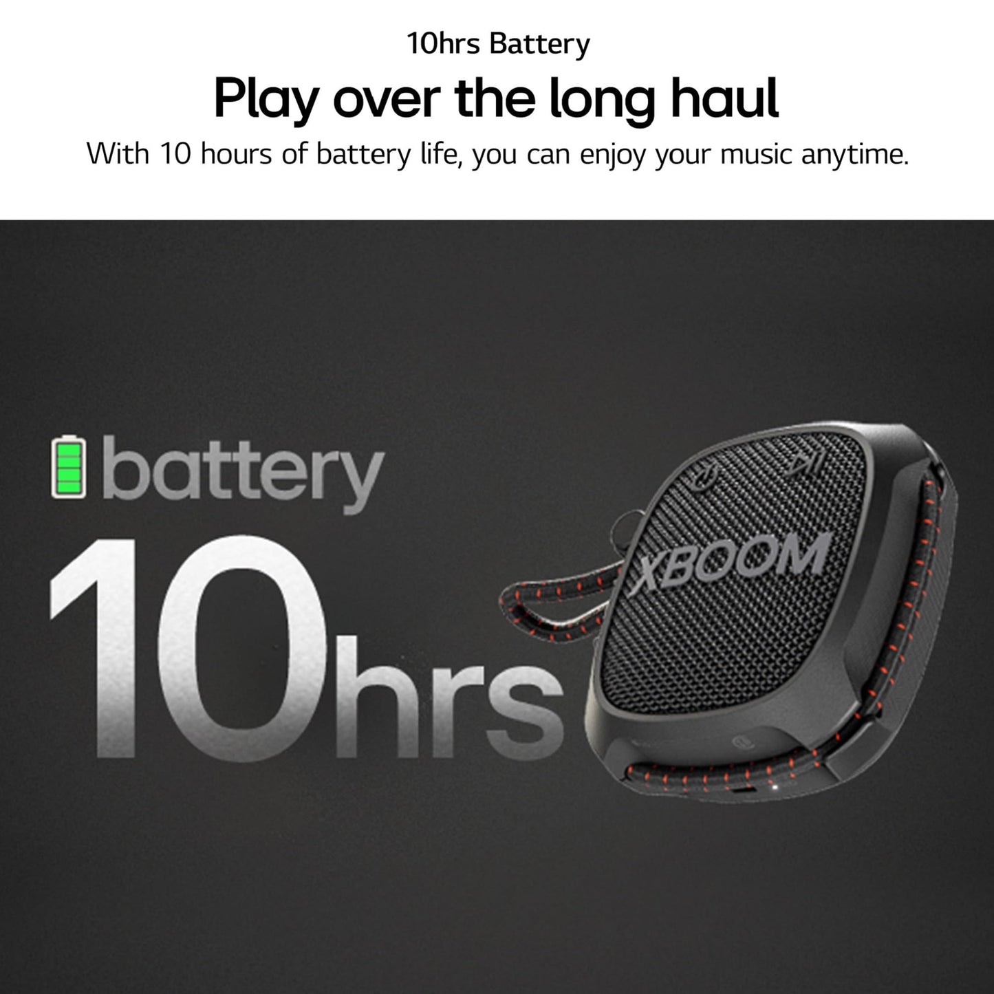 LG XG2T XBOOM Go Wireless Speaker with Powerful Sound and up to 10 HRS of Battery