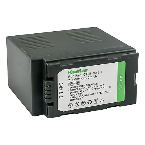 Kastar 1-Pack CGR-D54 Battery Replacement for Panasonic AG-DVX100AE AG-DVX100AP, AG-DVX100B AG-DVX100BE AG-DVX100BP, AG-DVX100E, AG-DVX102 AG-DVX102A