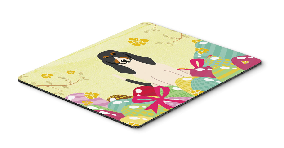 Caroline's Treasures BB6044MP Easter Eggs Swiss Hound Mouse Pad, Hot Pad or Trivet for Home Office Gaming Working Computers Laptop Mouse Mat,Washable