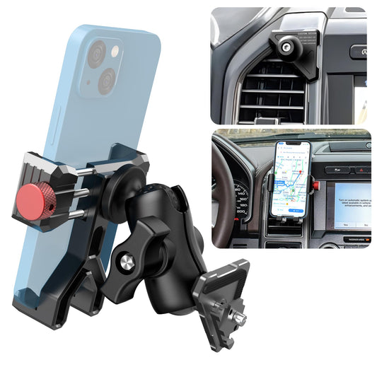 EASEORD Phone Mount Compatible with Ford F-150 2015-2020, Expedition 2018-2021, Super Duty 2017-2021, 360 Rotation Aluminum F150 Vent Cell Phone