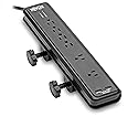Tripp Lite 6-Outlet Surge Protector Power Strip with Desk Clamp Mount, 6 Foot / 1.83M Cord, 2100 Joules Protection, Dual USB, 40,000 Insurance