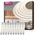 EMITEVER LED Strip Lights Neutral White, 4000K 24V LED Tape Light 25ft UL Listed, Ra 95+, IP30, 2.9W/ft, 240+Lumens/ft, 900LEDS/Spool, UL Listed 5