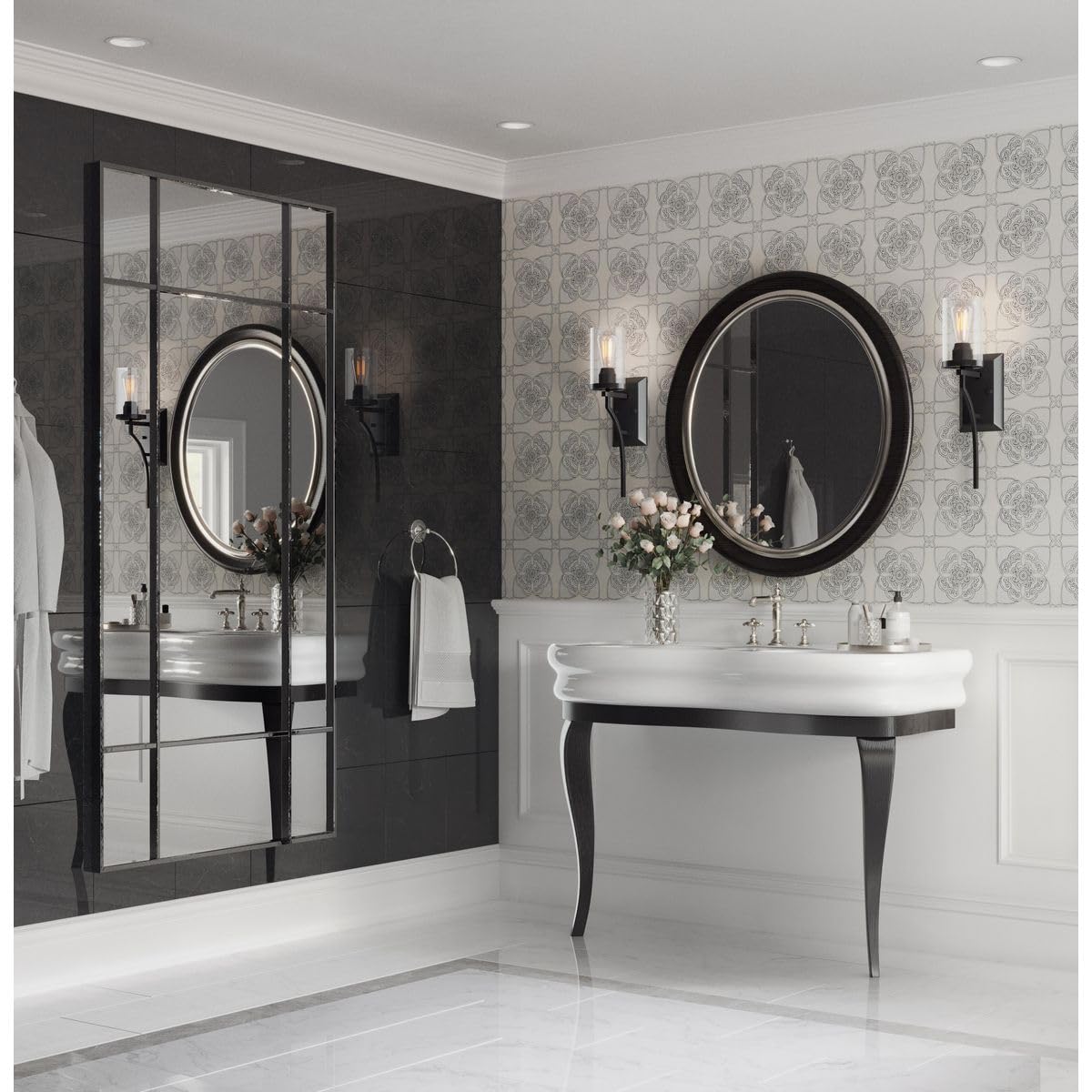 Progress Lighting Lassiter Collection Black One-Light Wall Bracket