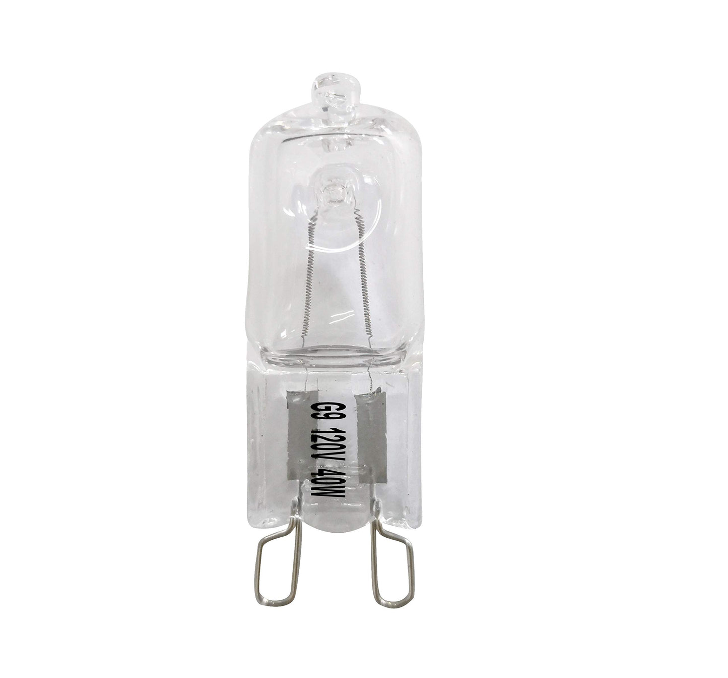 Vstar G9 Halogen Bulb,Clear G9 Bi-pin Base,120V 40W Vanity Lights,6pack
