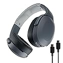 Skullcandy Crusher Evo Wireless Bluetooth Headphones with Extra USB-C Charging Cable, Multi-Sensory Bass, Noise Isolating Over-Ear Fit, 40 Hours…