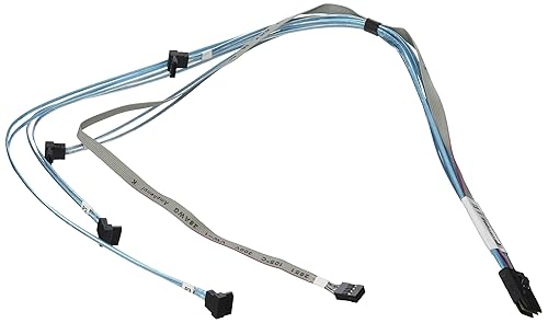 Supermicro IPASS to 4-SATA Cable with 64cm SB PBF (CBL-0278L)